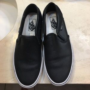 COPY - Perforated black vans